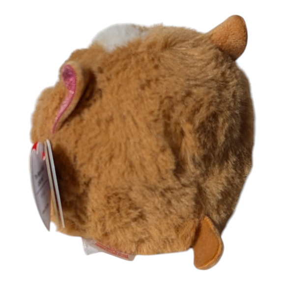 Tanner - Dog - Ty Puffies Collection - NWT - Brown/White Plushie - Picture 7 of 8